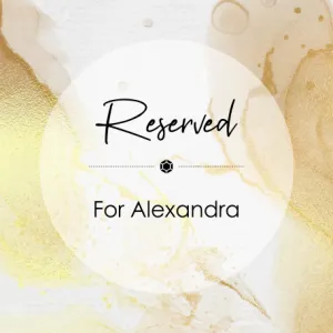 Reserved for Alexandra - 2nd Installment, 3 Single Studs in 18k Gold