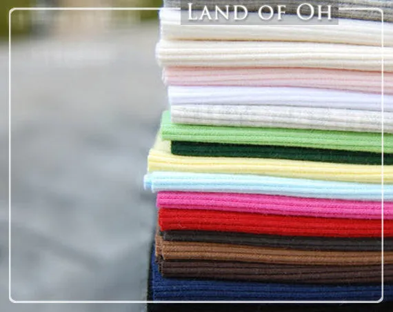Ribbing Fabric Cotton Rib Knit - Choose From 13 Colors - By the Yard /0490