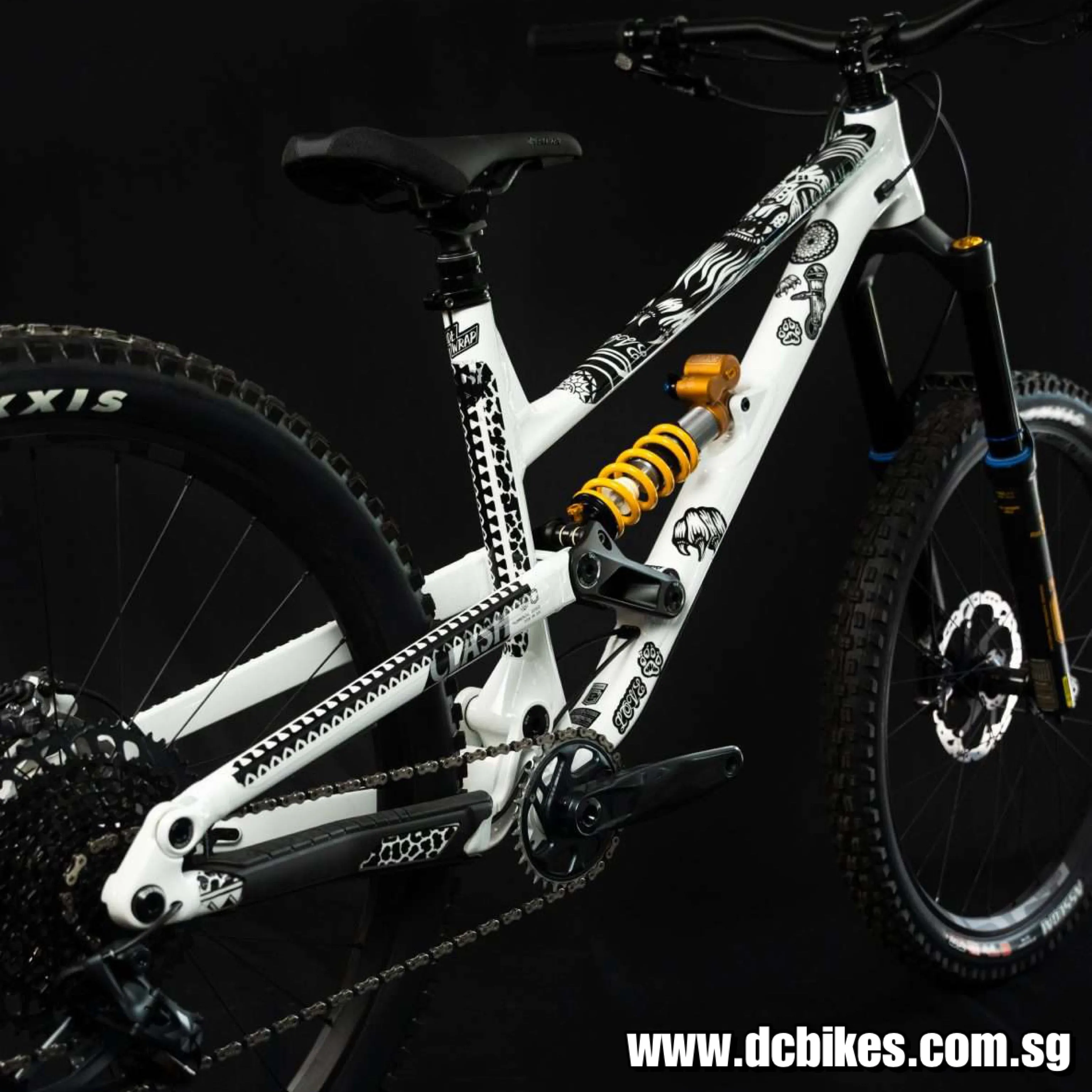 RideWrap 40% Creator Protection Covered Matt | Gloss Frame Universal Bicycle Decal Kit