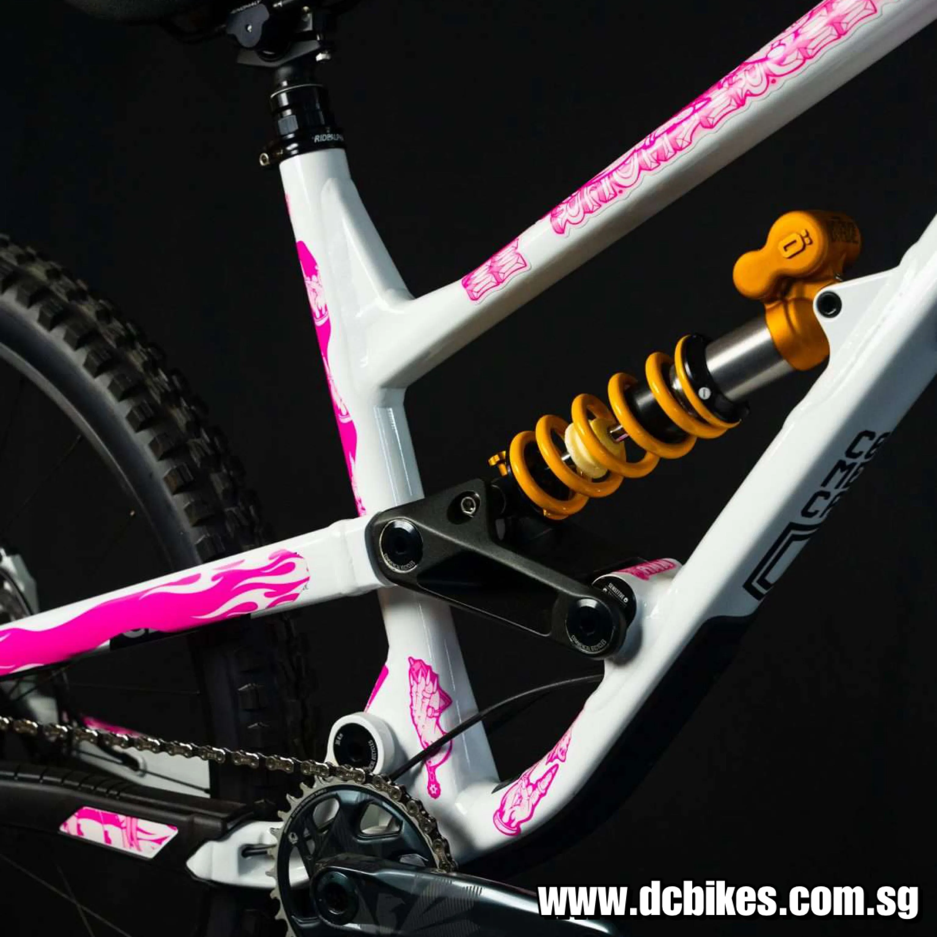 RideWrap 40% Creator Protection Covered Matt | Gloss Frame Universal Bicycle Decal Kit