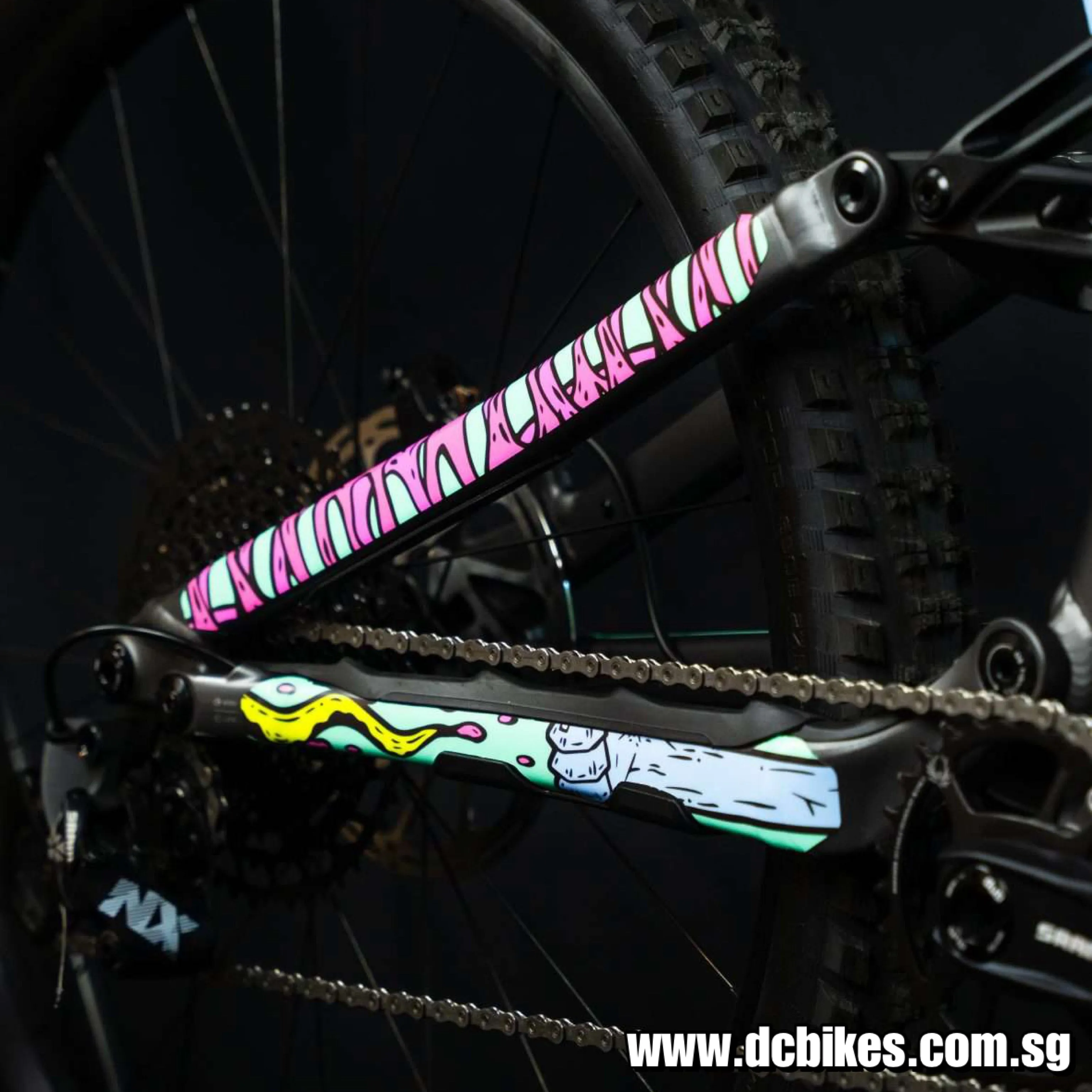 RideWrap 40% Creator Protection Covered Matt | Gloss Frame Universal Bicycle Decal Kit