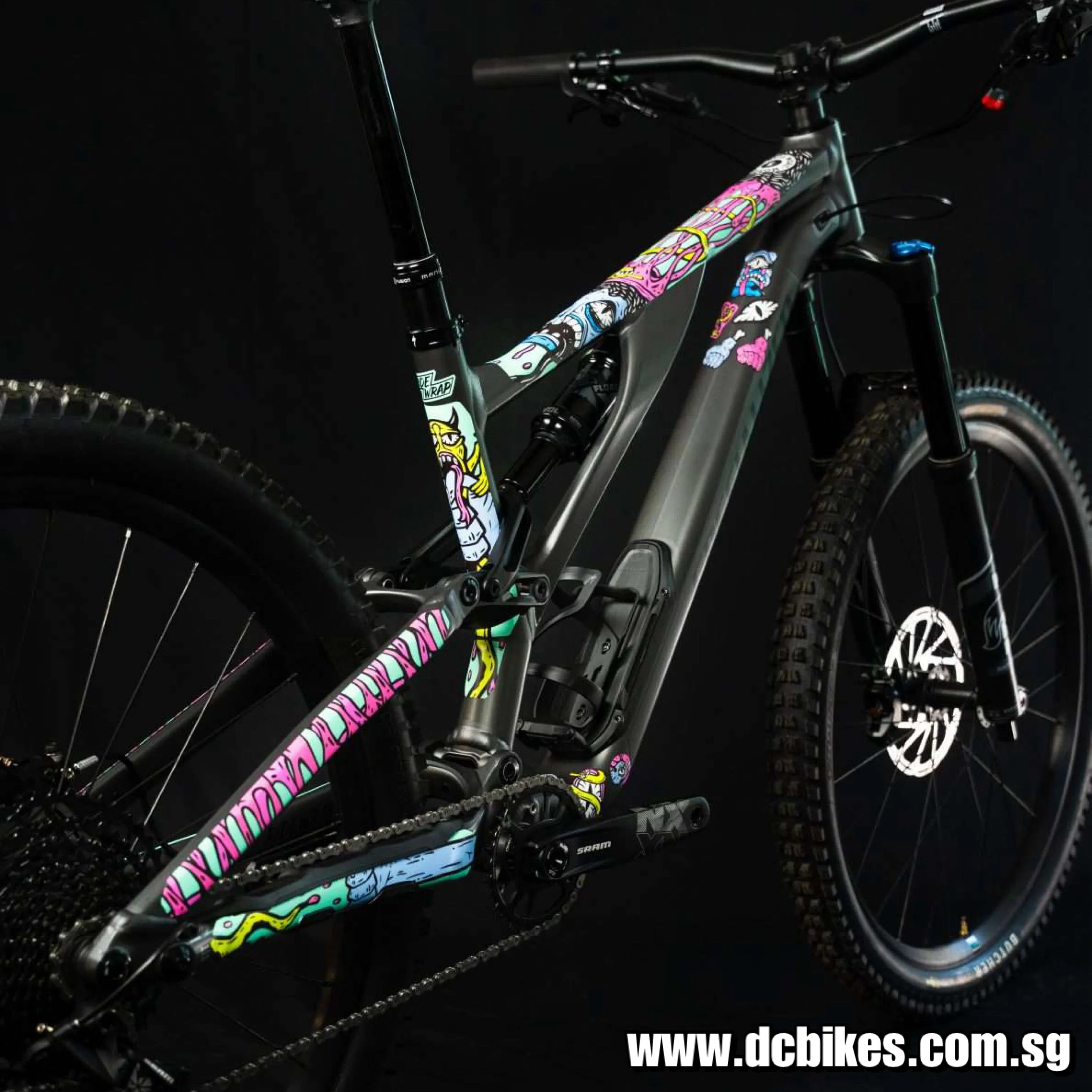RideWrap 40% Creator Protection Covered Matt | Gloss Frame Universal Bicycle Decal Kit