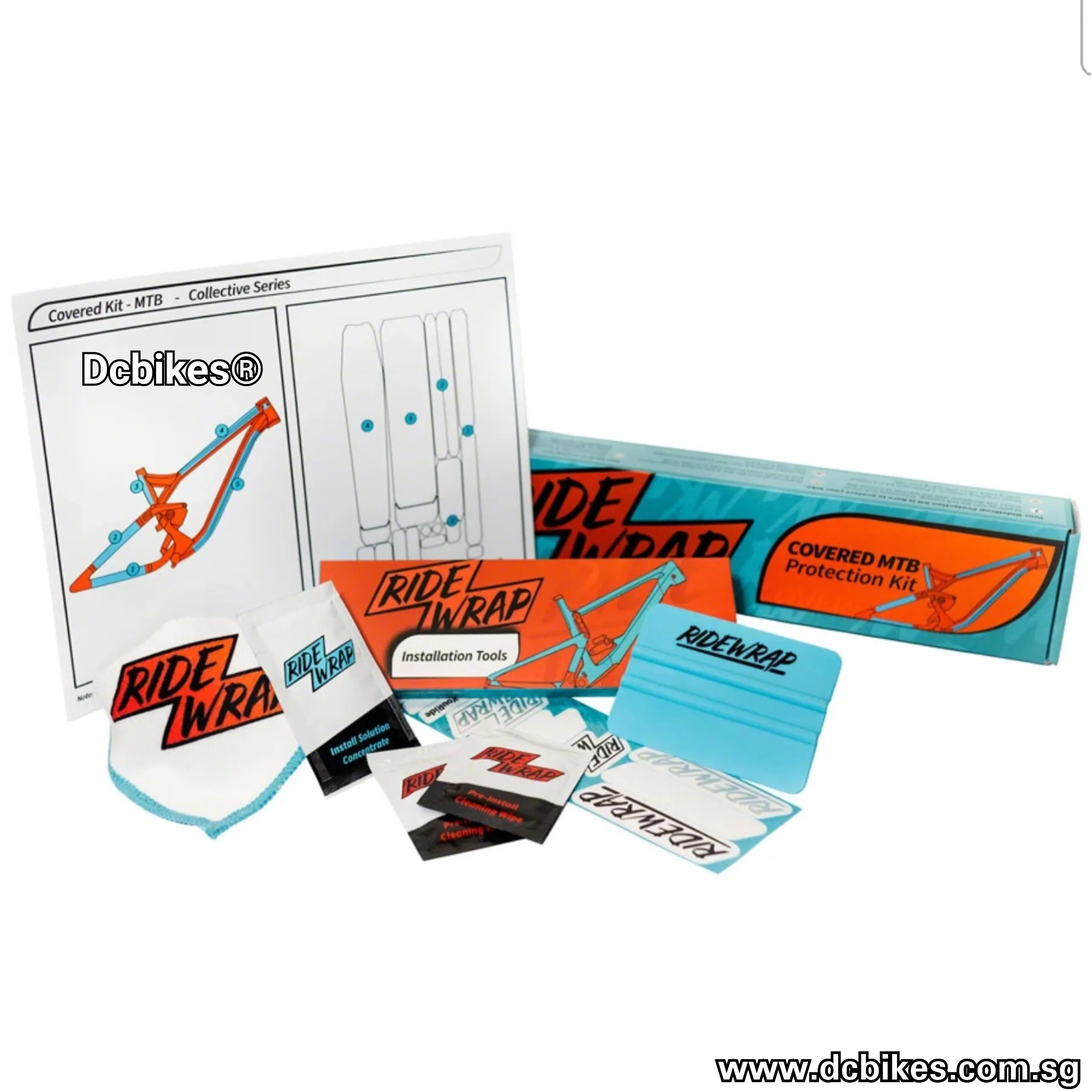 RideWrap 60% Covered Matt | Gloss Frame Protection Clear Decal Kit
