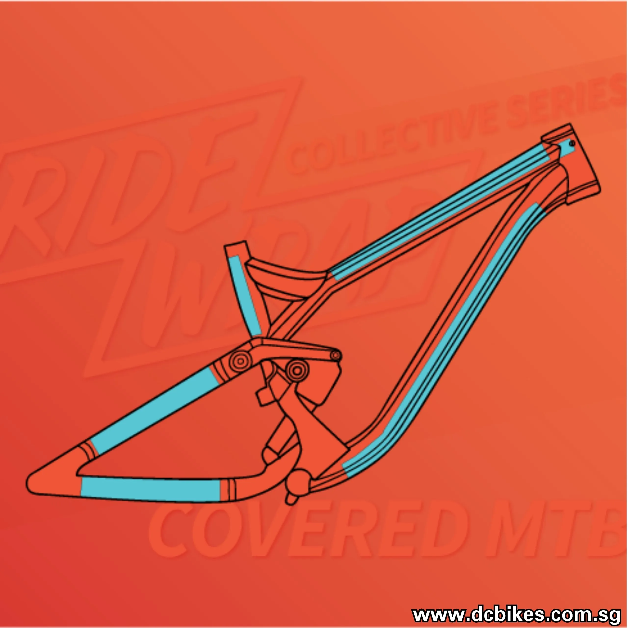 RideWrap 60% Covered Matt | Gloss Frame Protection Clear Decal Kit