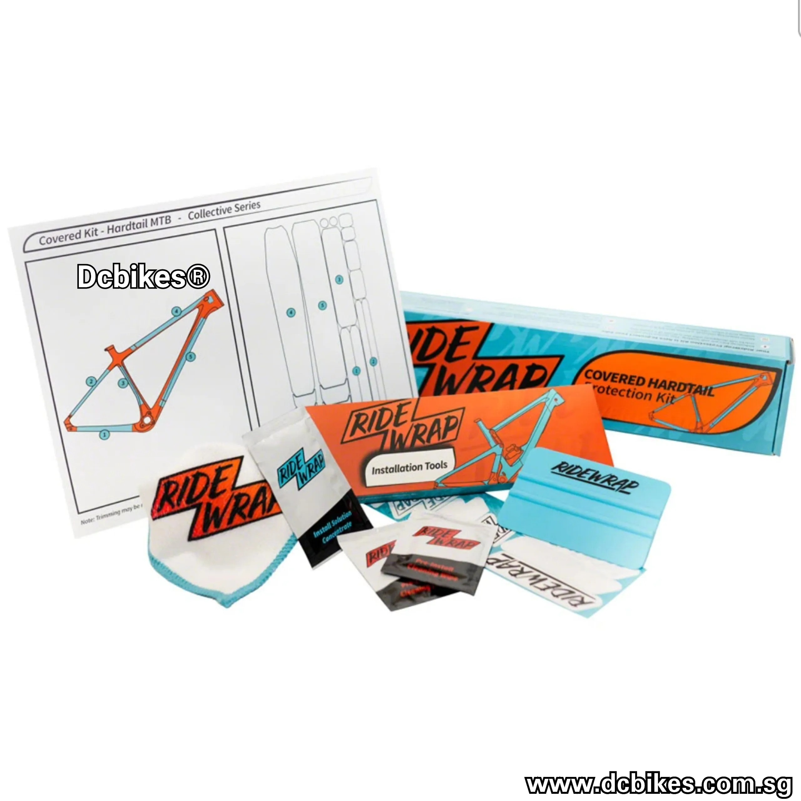 RideWrap 60% Covered Matt | Gloss Frame Protection Clear Decal Kit