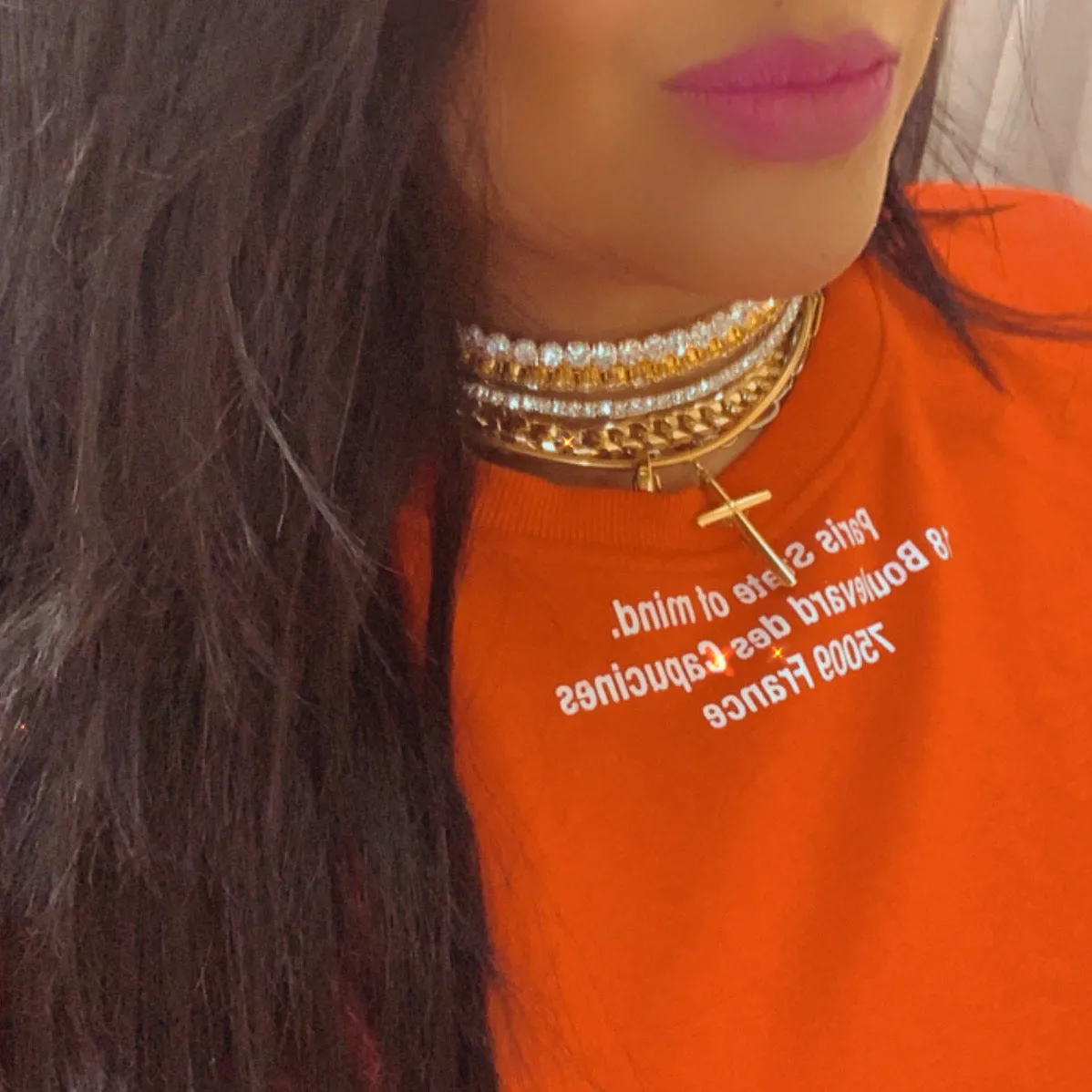Rigid Crystal Rhinestone Choker