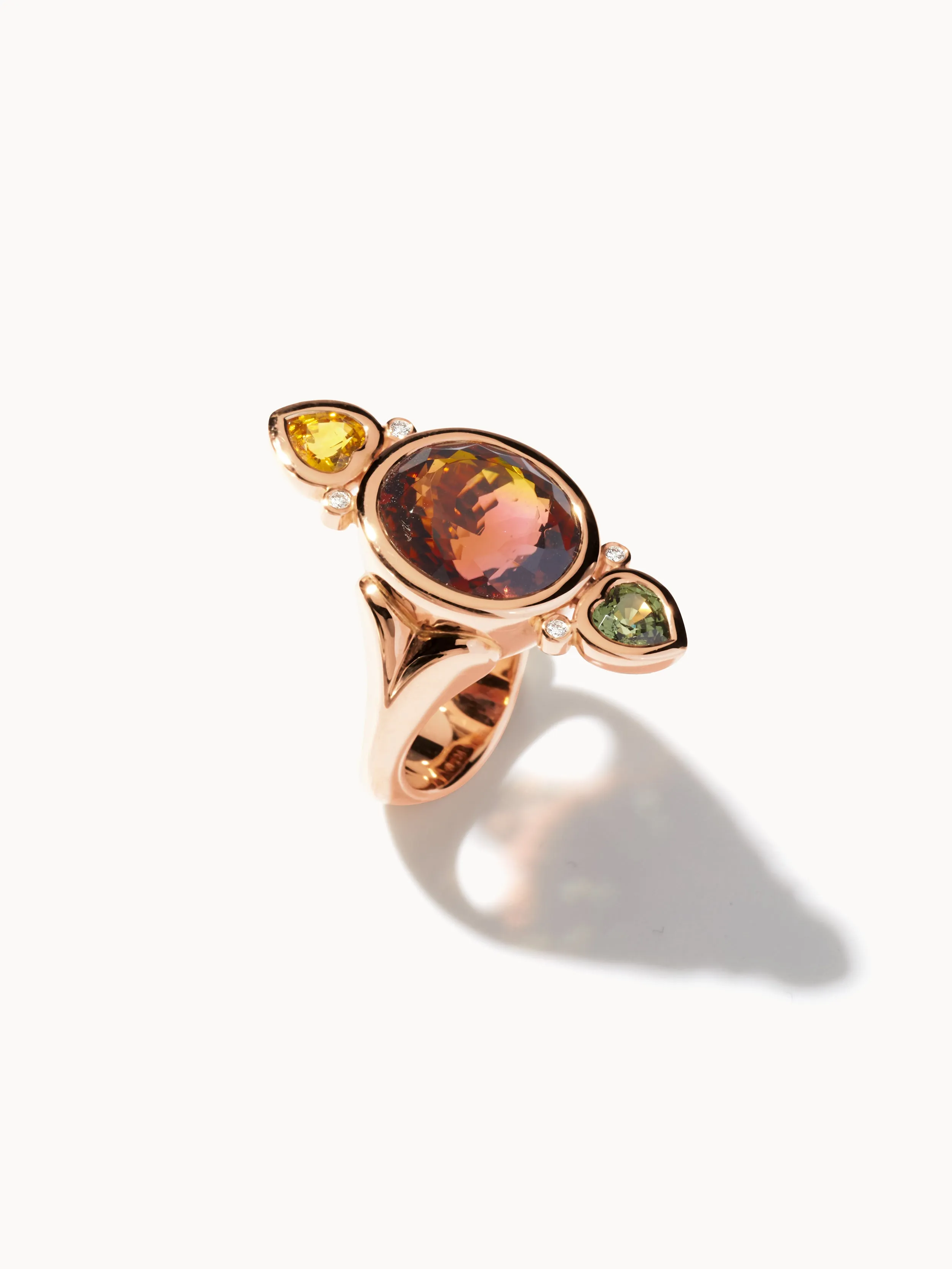 Ring TREASURE Tourmaline brown brown Tourmaline