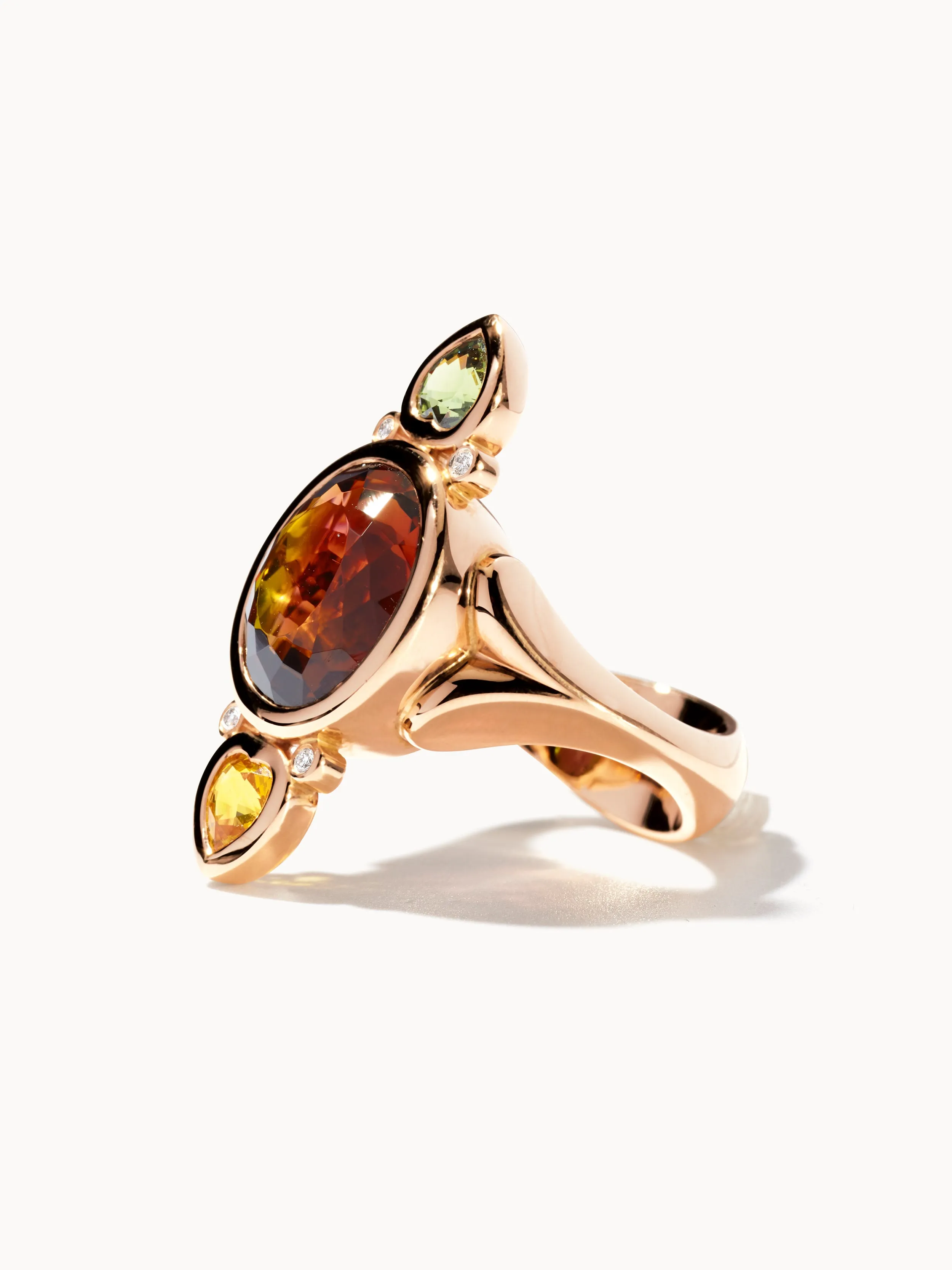 Ring TREASURE Tourmaline brown brown Tourmaline