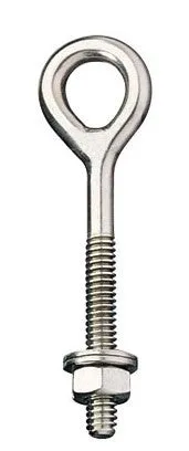 RONSTAN WELDED EYE BOLT - 1/4" thread x 3" long stud