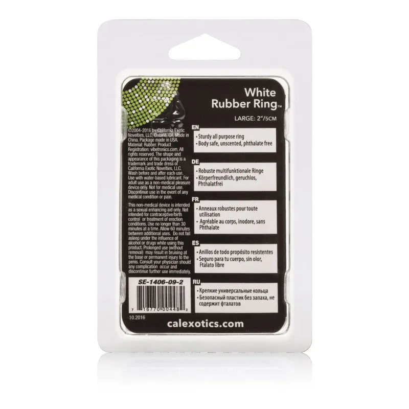 Rubber Ring White Large