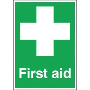 Safety Signs First Aid