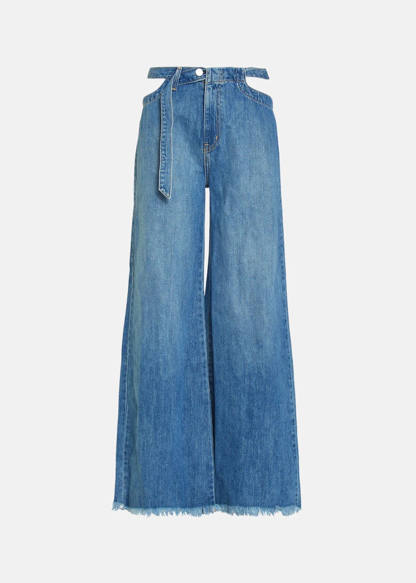 Salina High Rise Cut Out Wide Leg Jeans