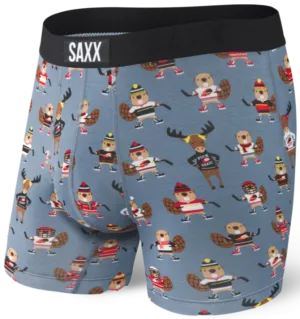 SAXX Vibe Boxer Brief Grey Puck Yeah