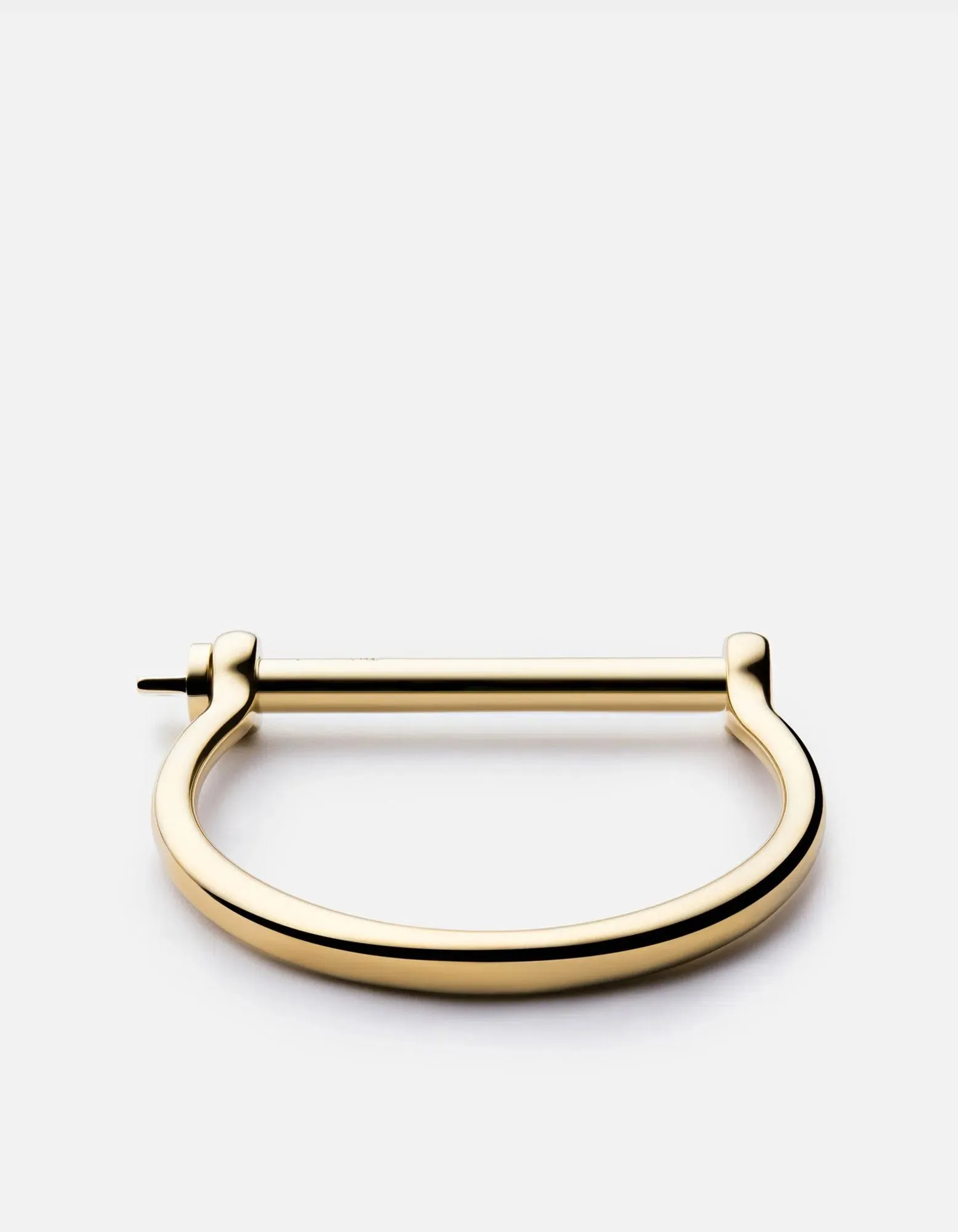 Screw Cuff, Gold Plated