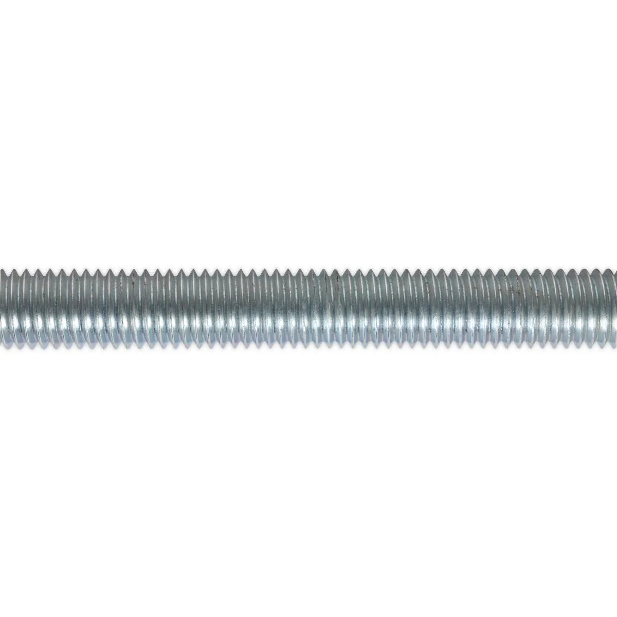 Sealey M6-24 1m Studding Threaded Bar Zinc Plated