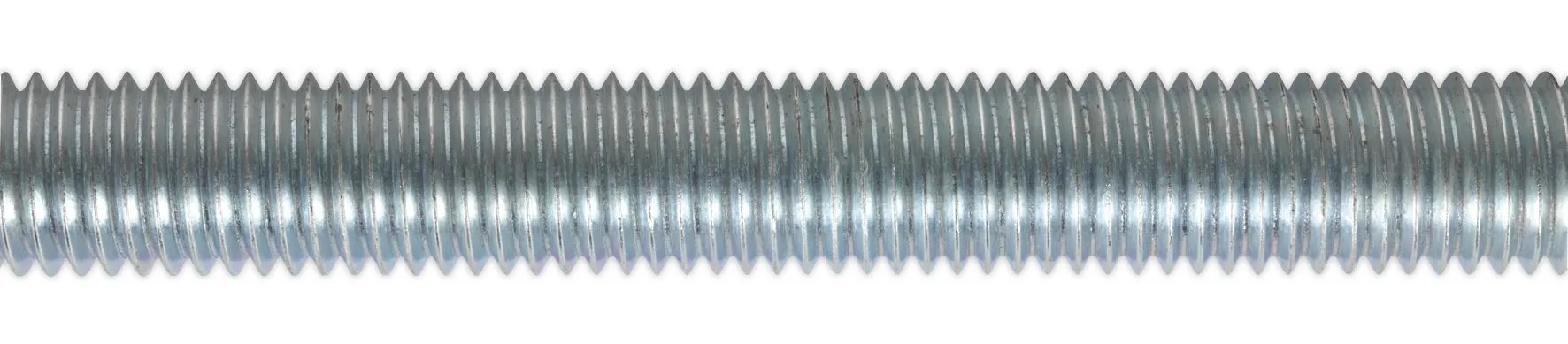 Sealey M6-24 1m Studding Threaded Bar Zinc Plated