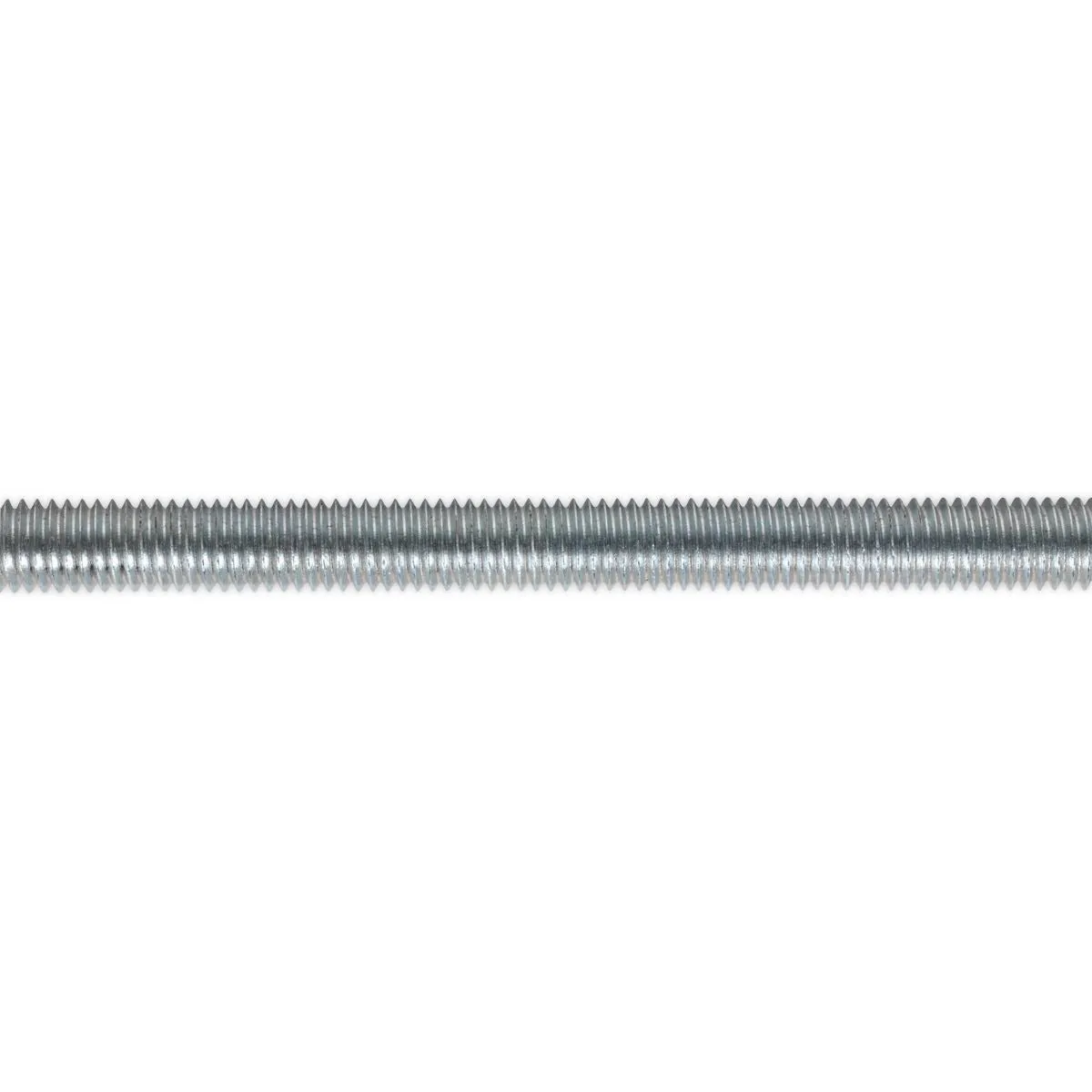 Sealey M6-24 1m Studding Threaded Bar Zinc Plated