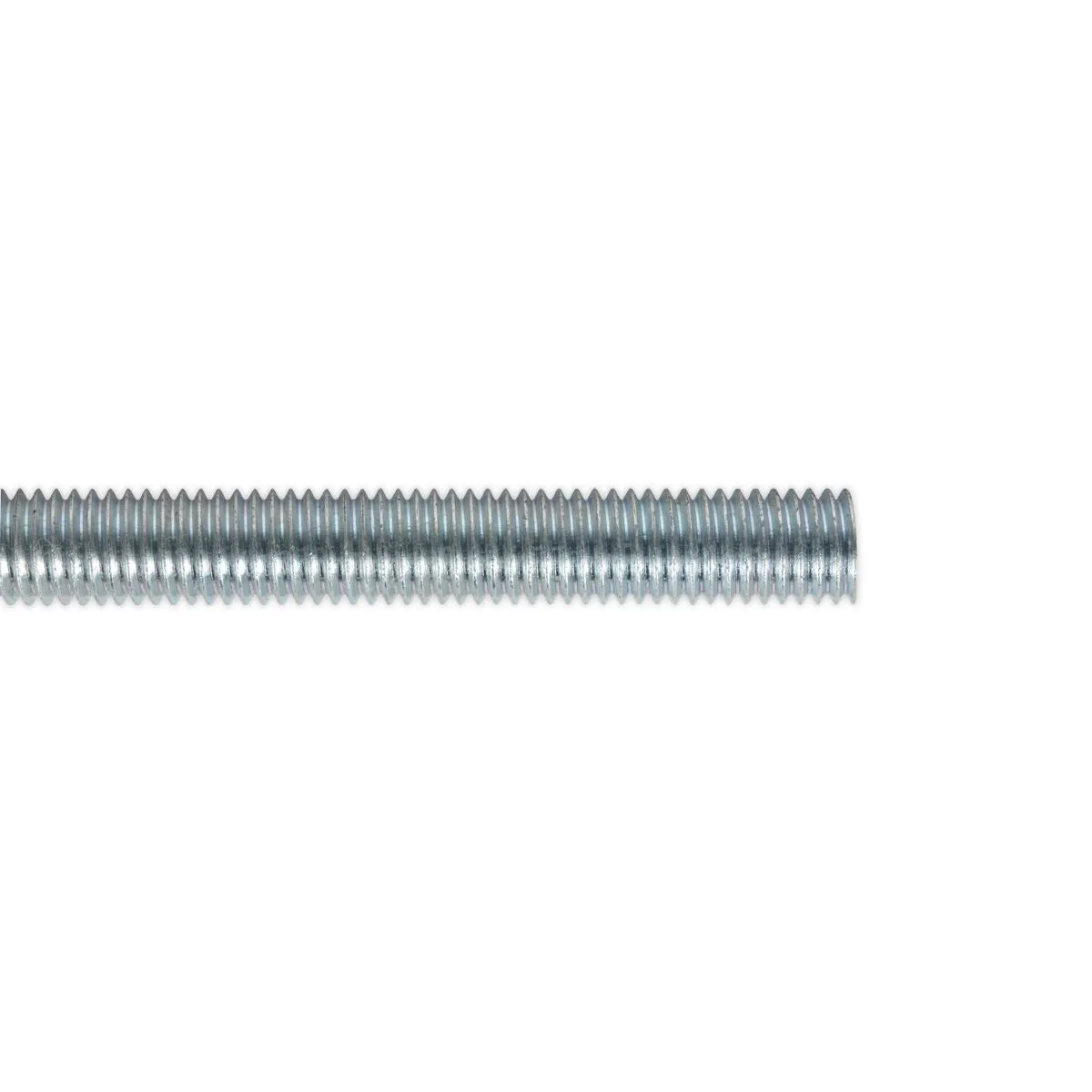 Sealey M6-24 1m Studding Threaded Bar Zinc Plated