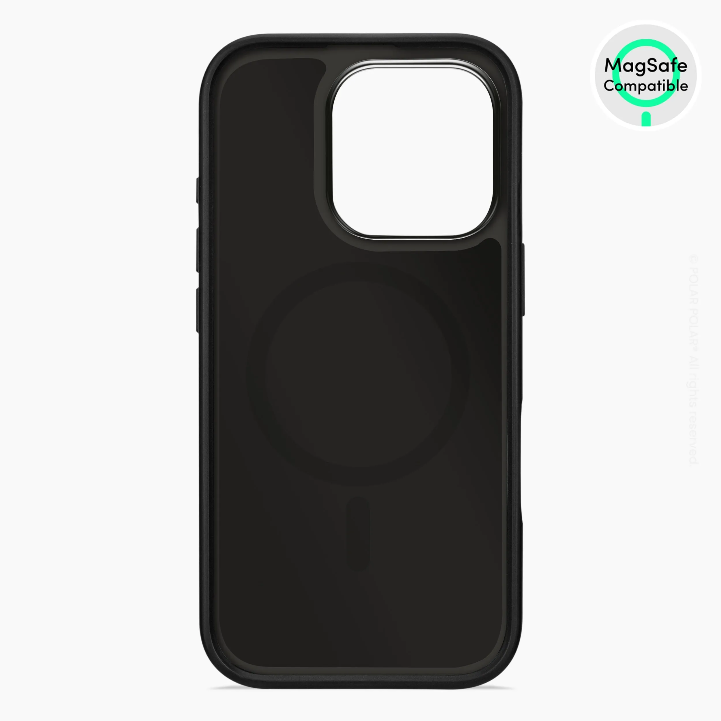 Secret Dark - iPhone 16 Pro Frosted Black Bumper MagSafe Case