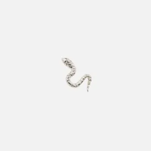 Serpent Stud, White Gold