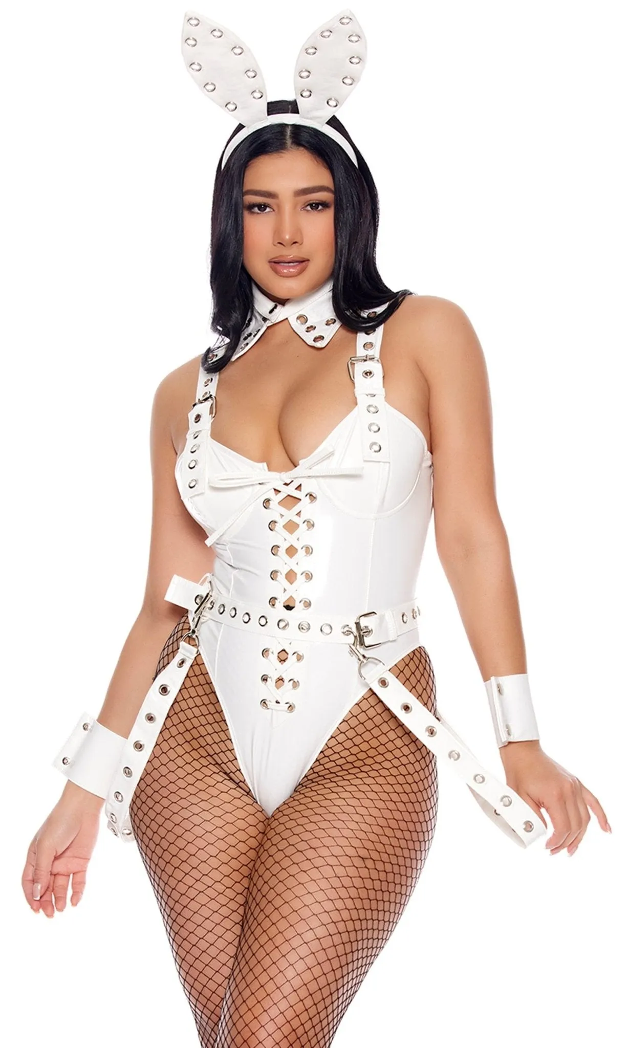 Sexy Vintage White Play Bunny Halloween Costume
