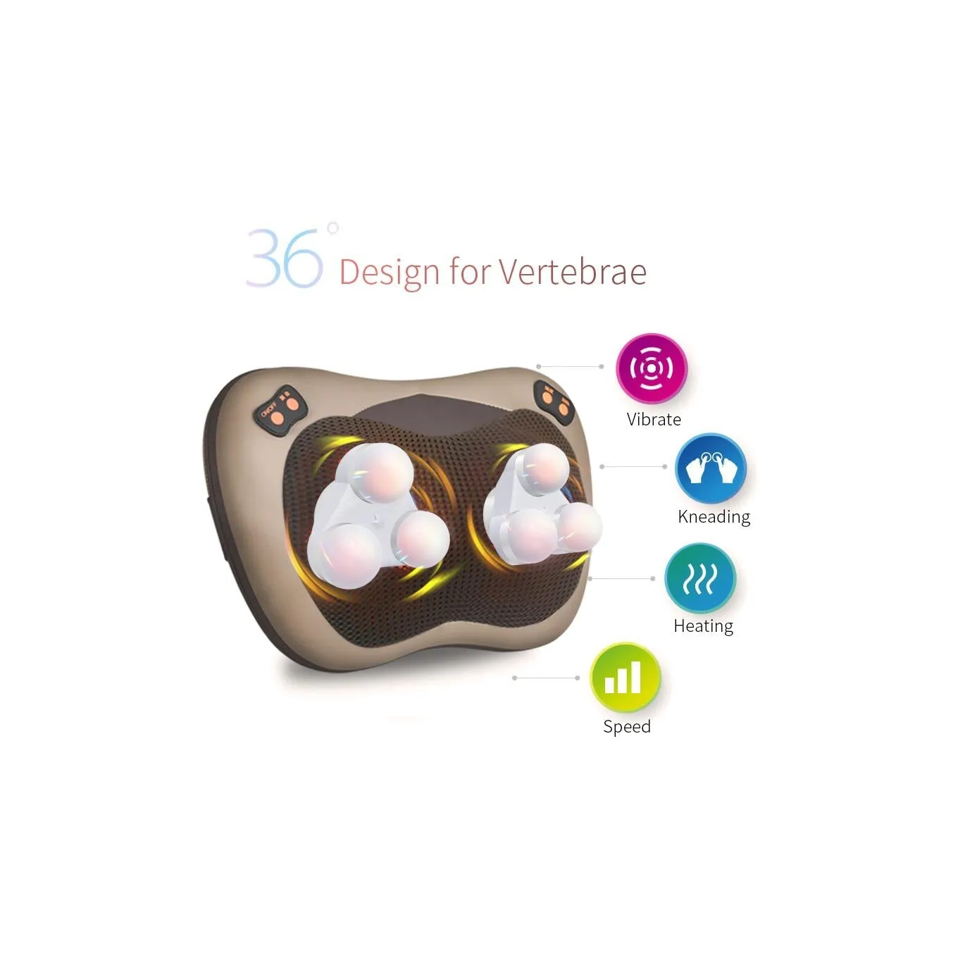 Shiatsu Electric pillow massager