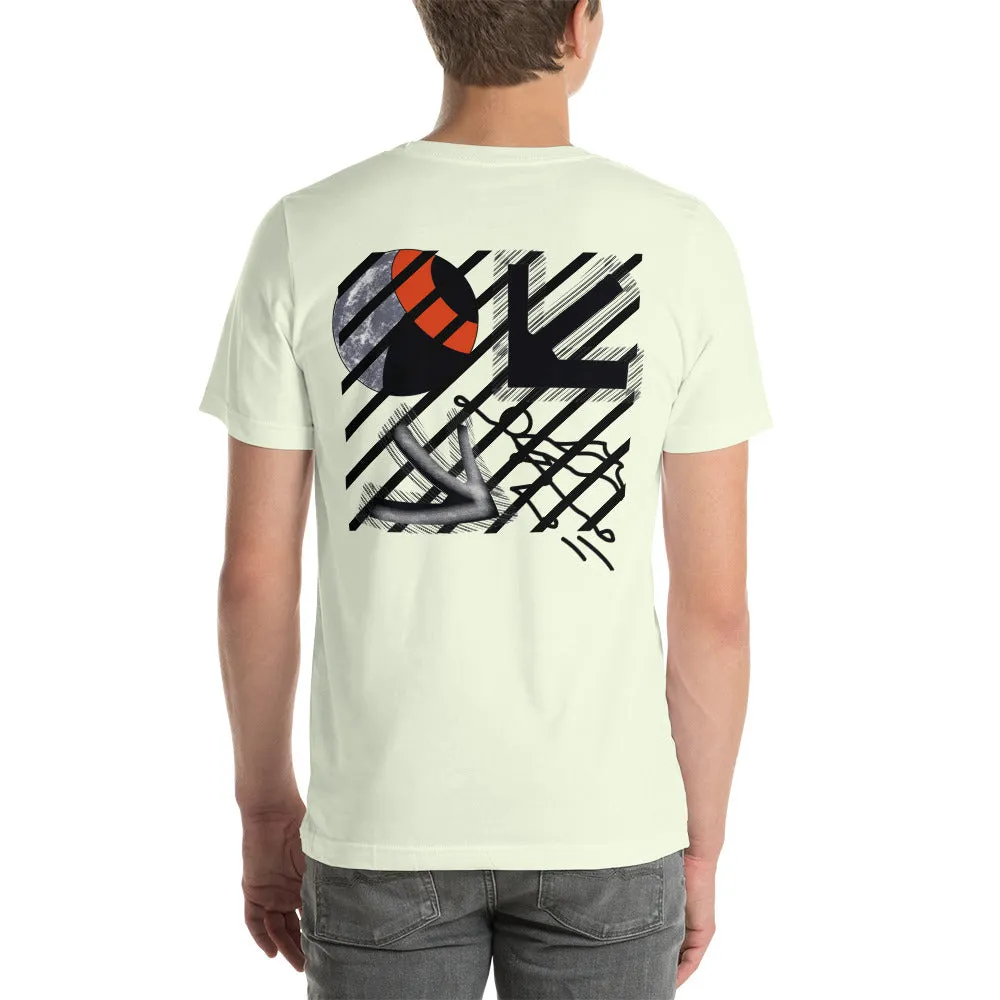 Short Sleeve Back Print Graphic T-shirt