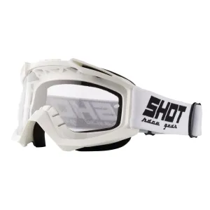 Shot Assault MX Goggles White