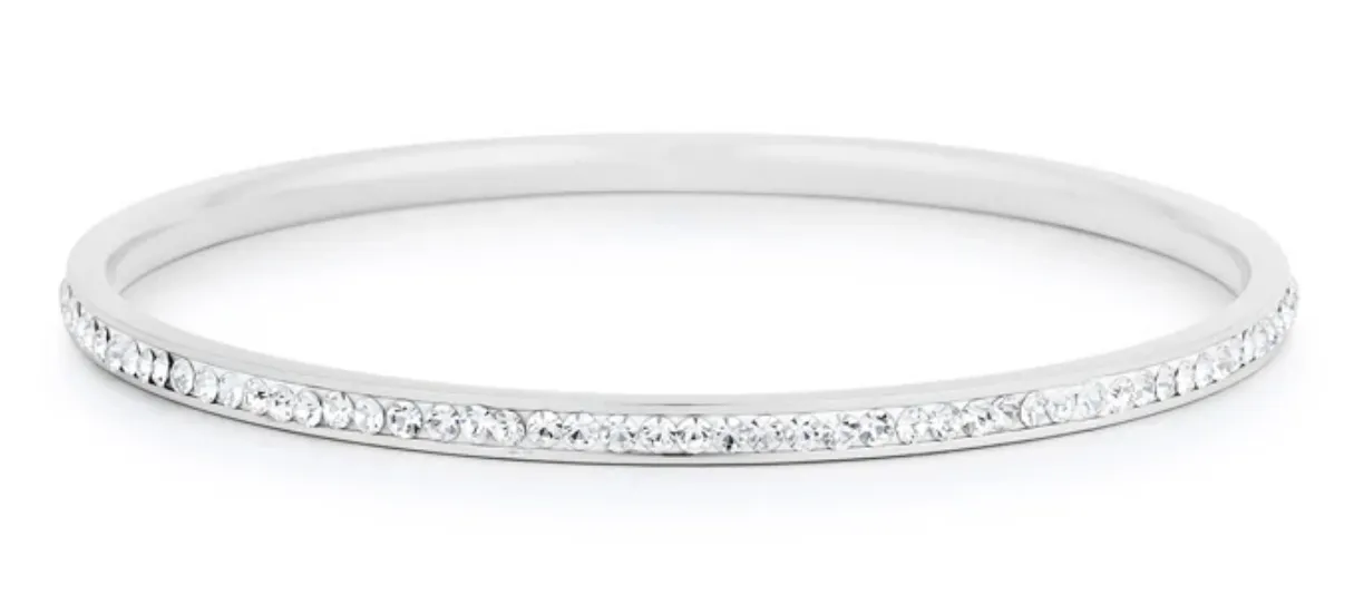 Silver Belle Bangle