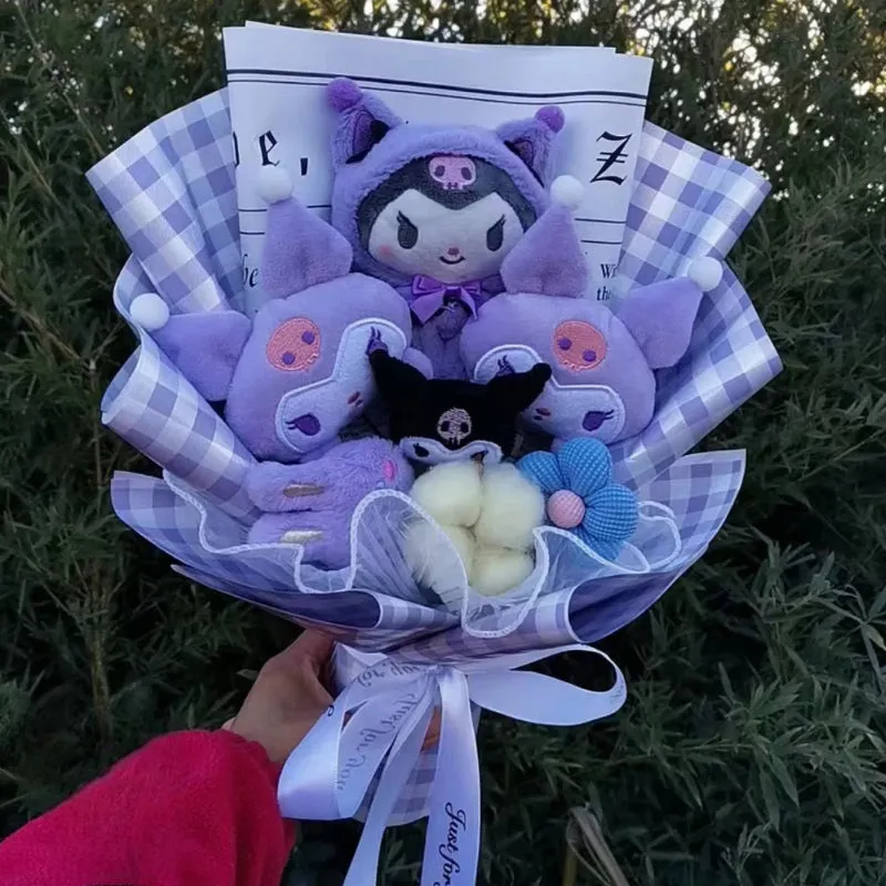 Soft Plush Characters Fashionable Bouquet Gift