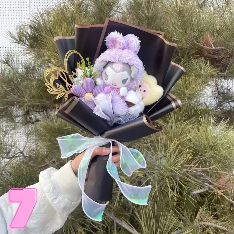 Soft Plush Characters Fashionable Bouquet Gift