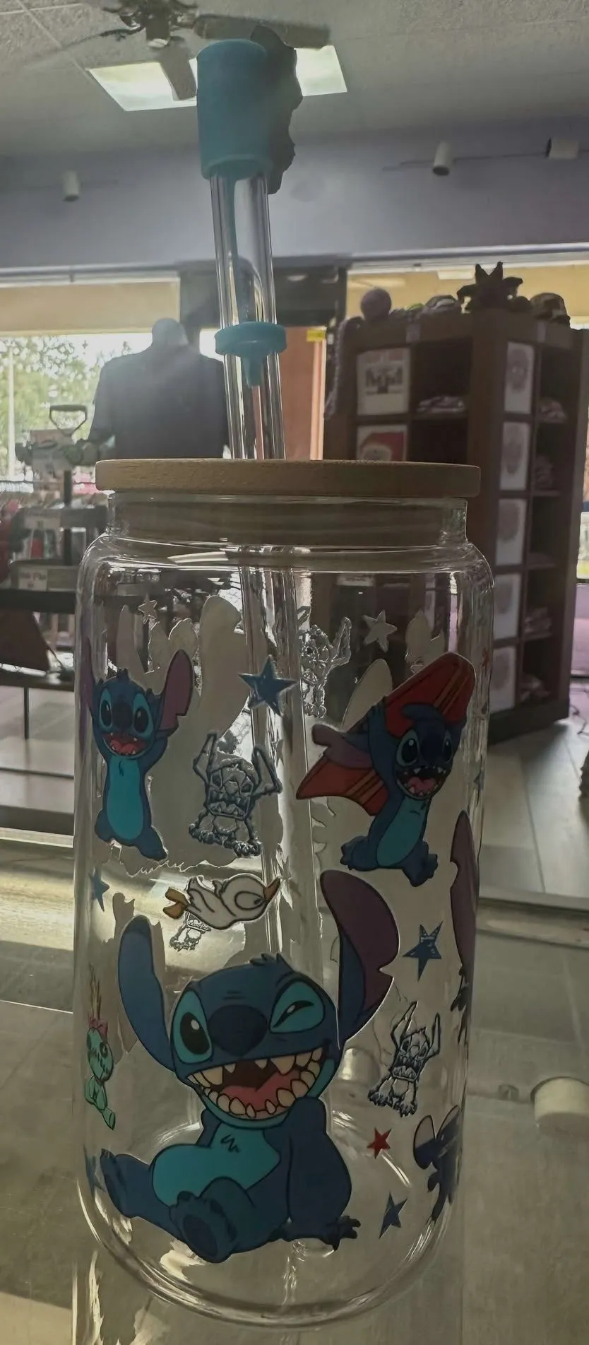 Stitch Glass Cup