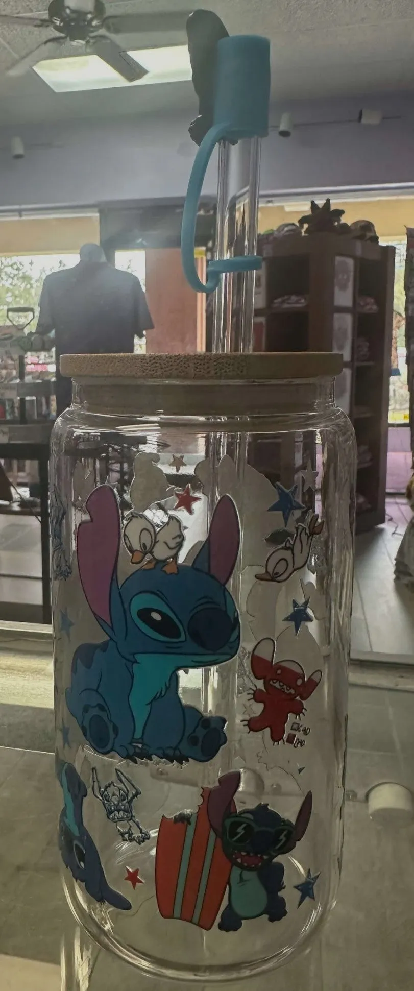 Stitch Glass Cup