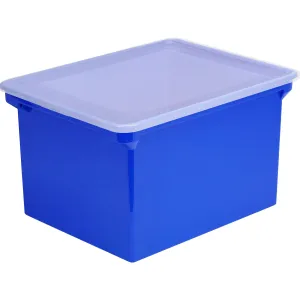 Storex Locking Lid Tote Storage Box
