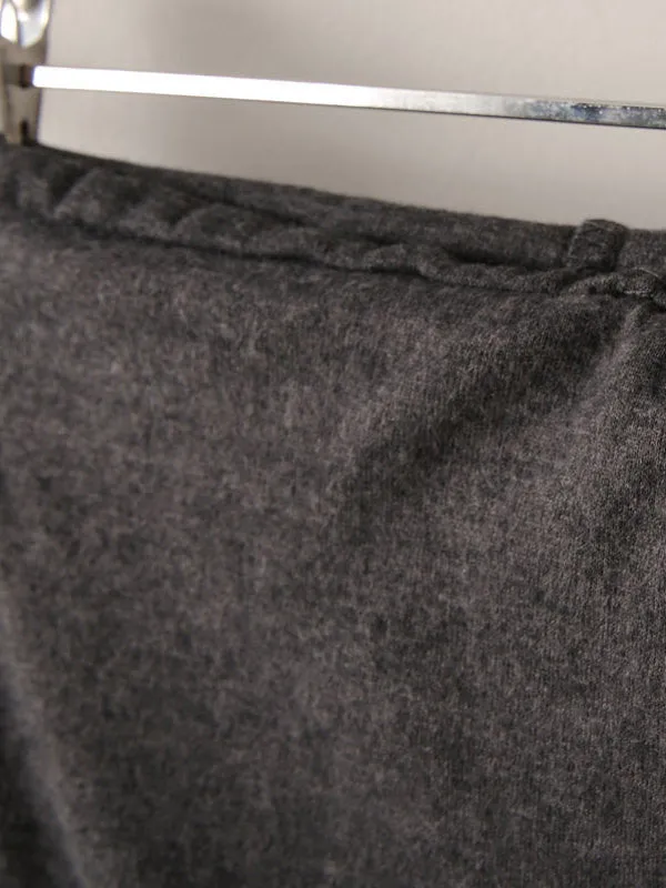 stretch cotton legging & mini skirt