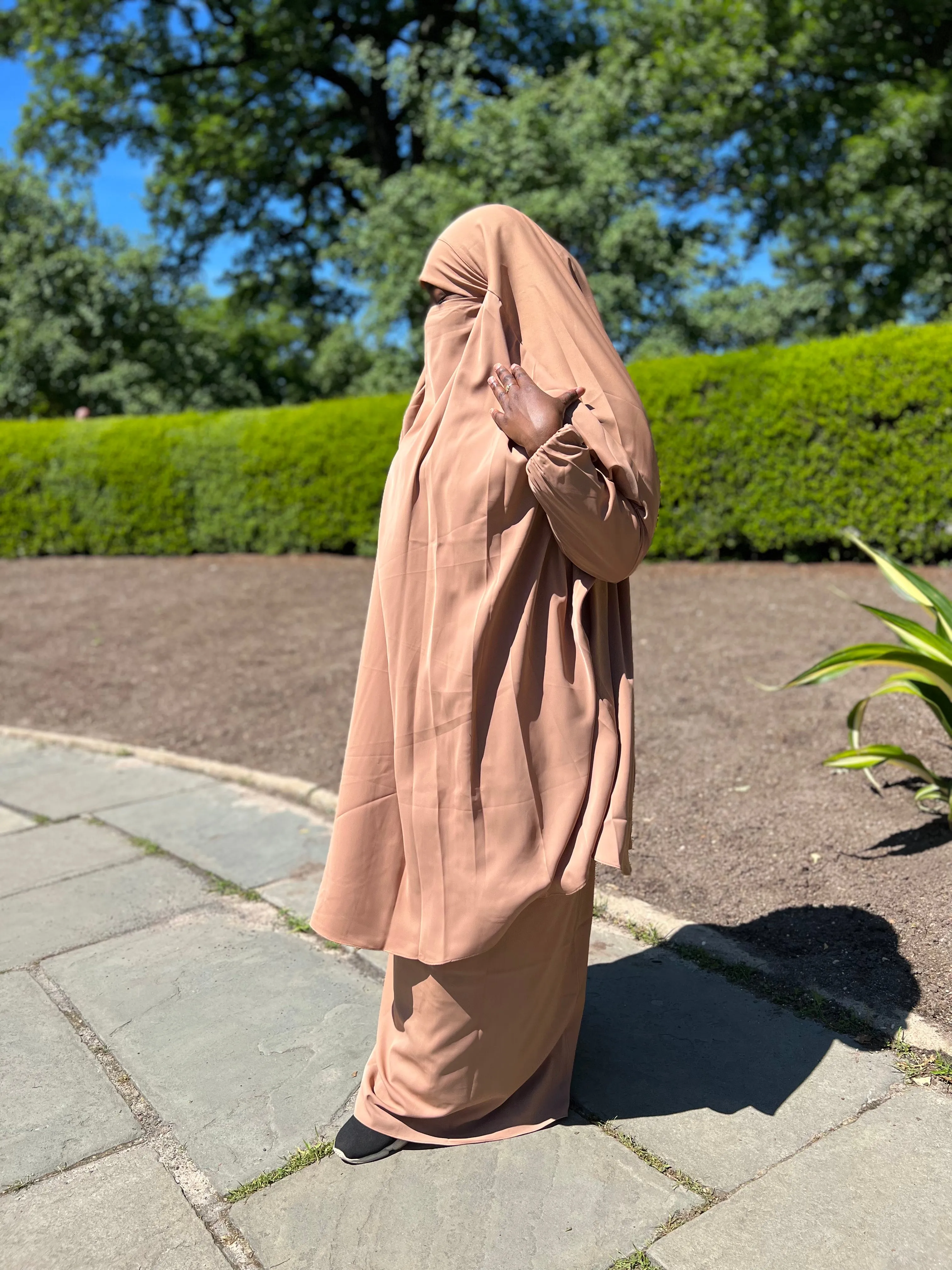Summer 2 pieces jilbabs : Light Brown