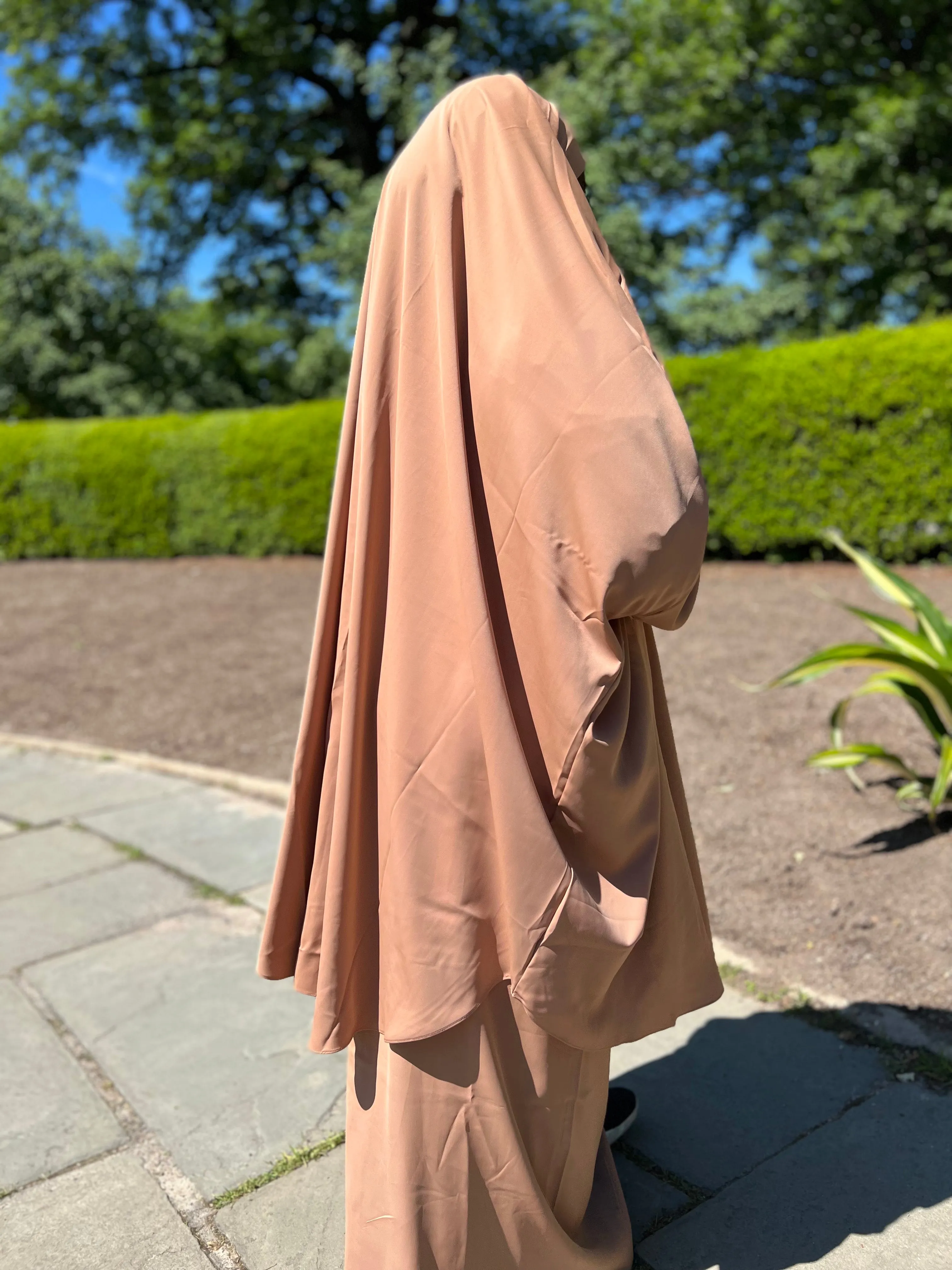 Summer 2 pieces jilbabs : Light Brown