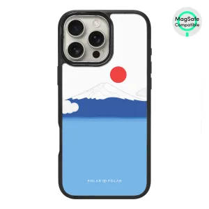 Summer Fujisan - iPhone 16 Pro Max Frosted Black Bumper MagSafe Case