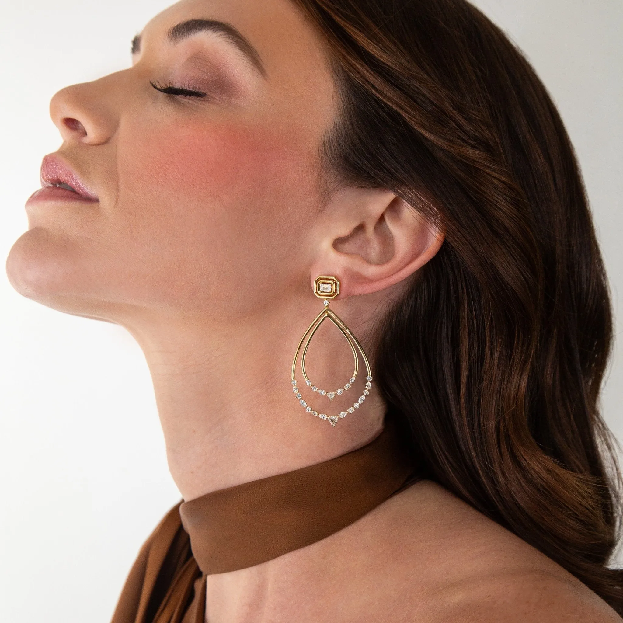 Sunrays Chandelier Earrings