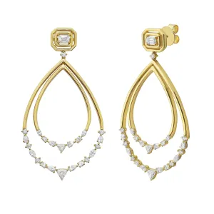 Sunrays Chandelier Earrings