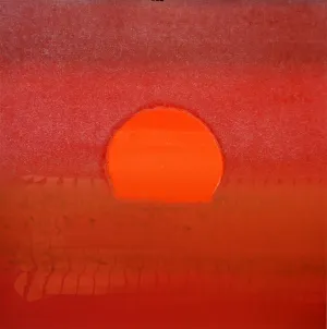 Sunset, Unique Edition Print, FSII (26) , each print is unique by Andy Warhol