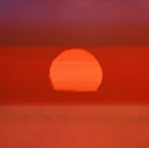 Sunset, Unique Edition Print, FSII (43) , each print is unique by Andy Warhol