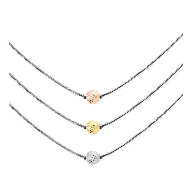 Swirl Cape Cod Snake Chain Necklace