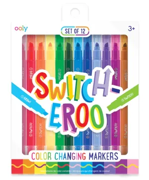 Switch-eroo! Color Changing Markers-Set of 12