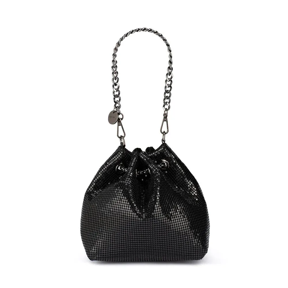 Sylvia Mesh Pouch - Black