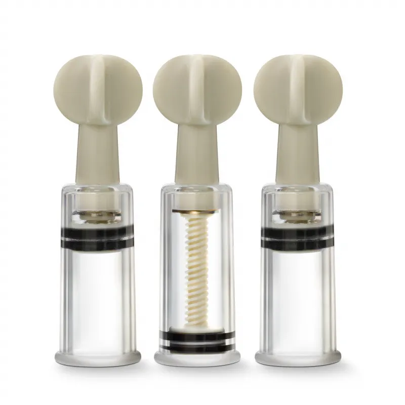 Temptasia -  and Nipple Twist Suckers - Set of 3 - Clear