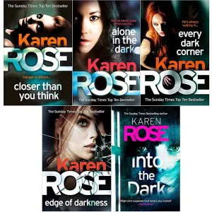 The Cincinnati Series 5 Books Set By Karen Rose (Closer Than You Think, Alone in the Dark)