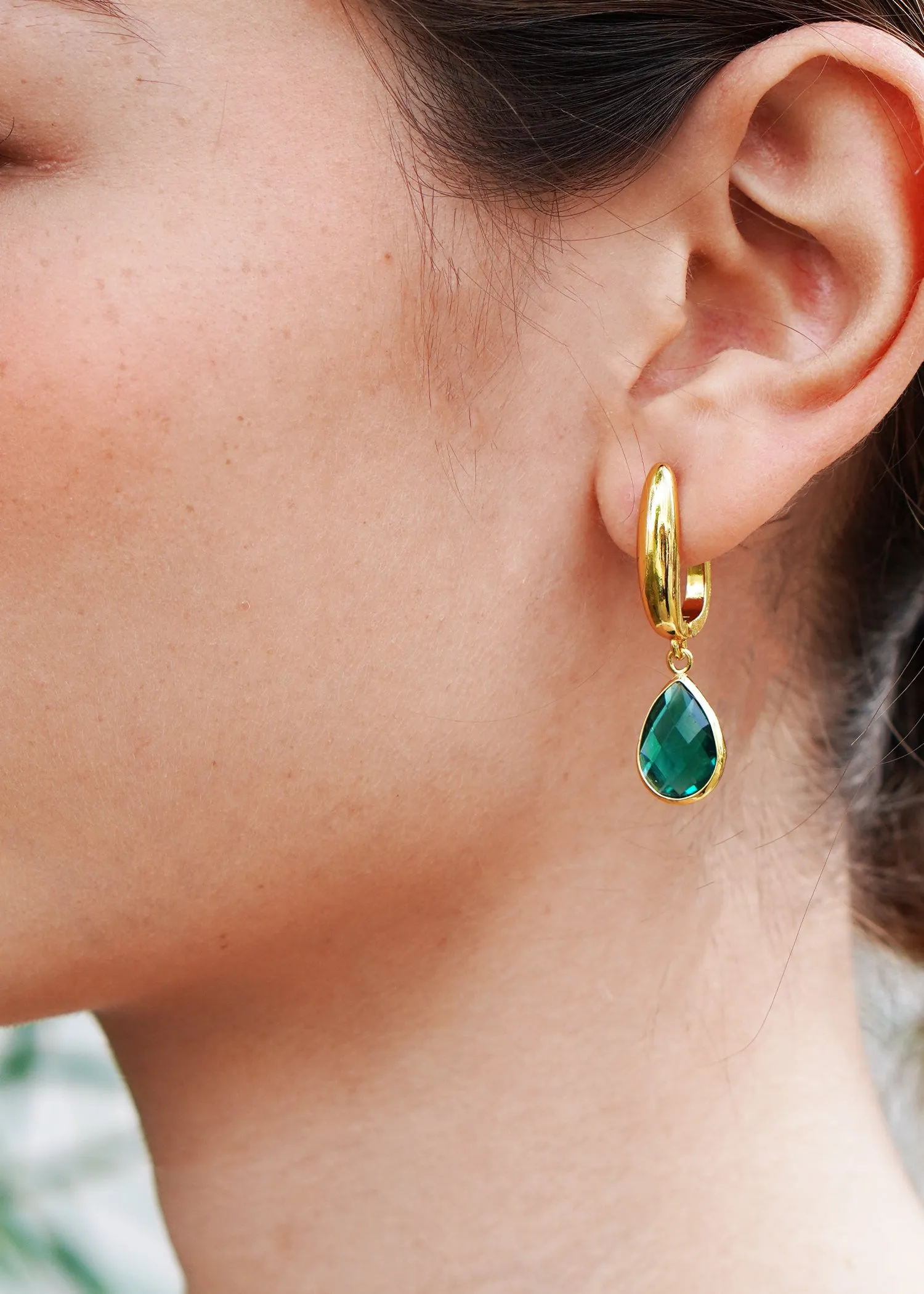 The "Amelia" Stone Drop Earrings