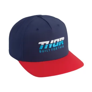 Thor Segment Navy/Red Snapback Curved Bill Hat