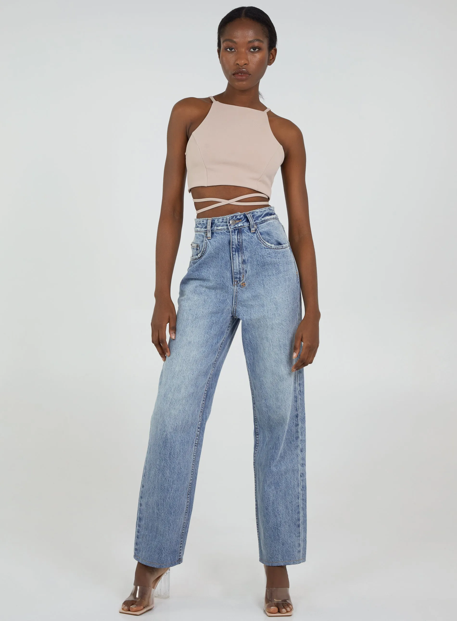 Tie Back Crop Top
